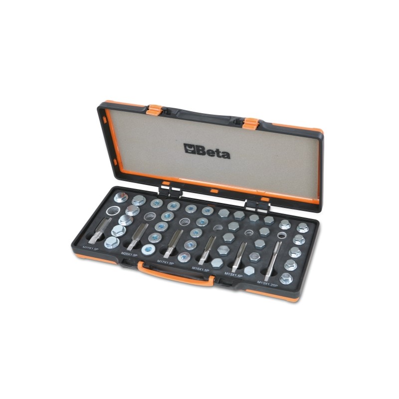 BETA 1495/C6 Assortimento di utensili per la riparazione dei filetti della coppa olio