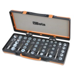 BETA 1495/C6 Assortimento di utensili per la riparazione dei filetti della coppa olio