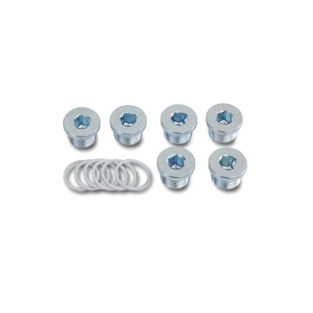 BETA 1495T Kit di 6 tappi olio e rondelle