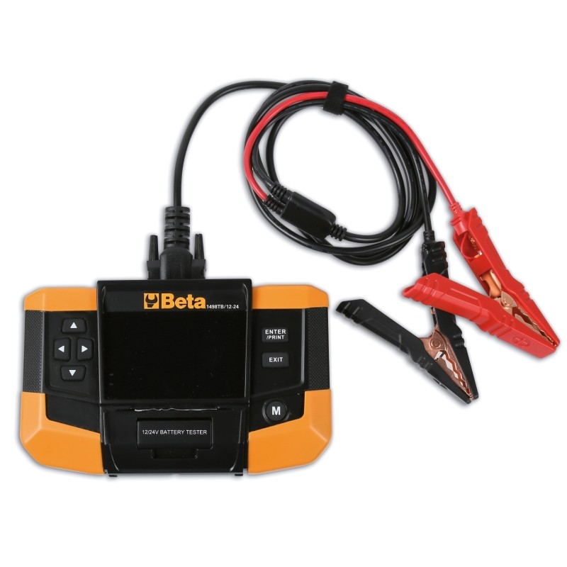 BETA 1498TB/12-24N Tester digitale per batterie 12-24V con stampante integrata