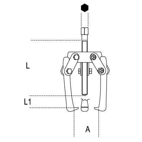 BETA 1516/1-2-3 Estrattori a tre griffe oscillanti