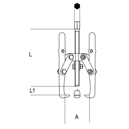 BETA 1518/ Estrattori a tre griffe