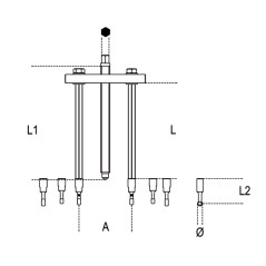 BETA 1547/C6 Estrattori per cuscinetti con false sfere