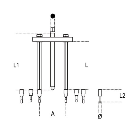 BETA 1547/C6 Estrattori per cuscinetti con false sfere