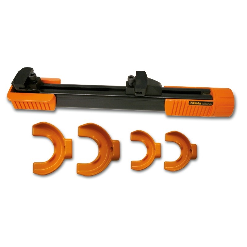 BETA 1555/QS Pressore per molle ammortizzatori Mac Pherson ed equivalenti con quattro staffe e protezioni corpo