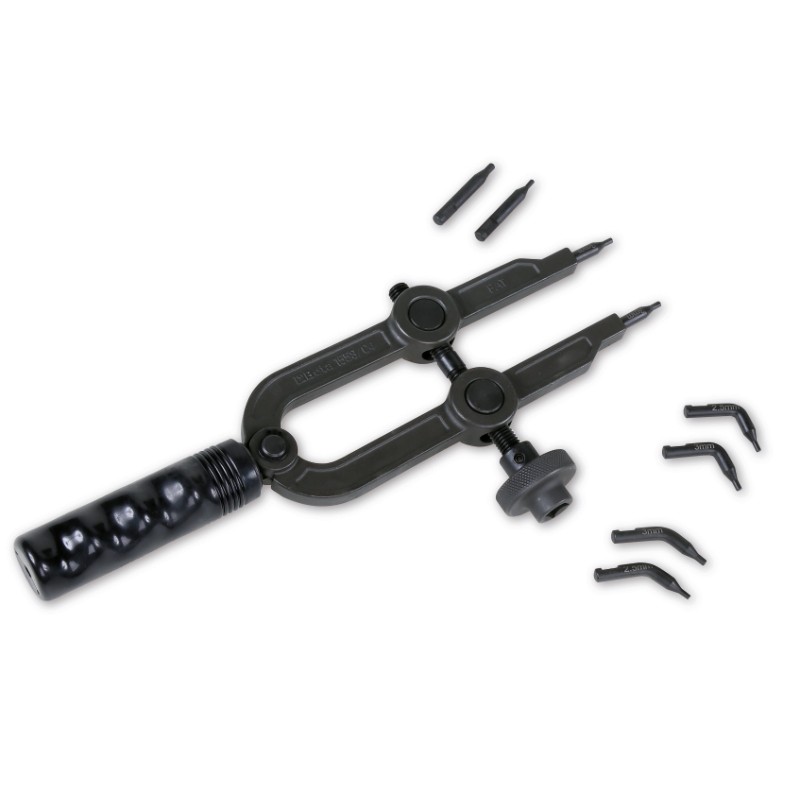 BETA 1558/C13 Attrezzo per anelli seeger interni ed esterni con azionamento a vite