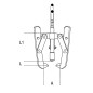 BETA 1585/5I-6I-7I Estrattori a tre griffe per azionamento idraulico