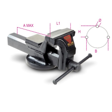 BETA 1599F Morse parallele da banco forgiate