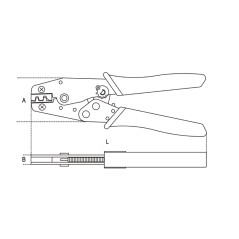 BETA 1606A Pinza per capicorda a tubetto