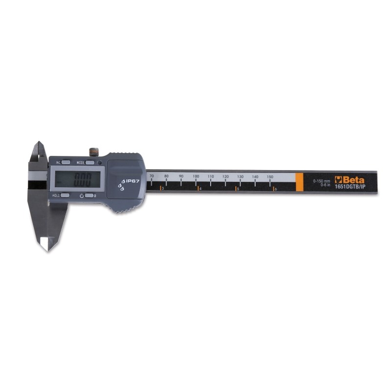 BETA 1651DGTB/IP Calibro digitale a corsoio lettura centesimale grado di protezione IP67