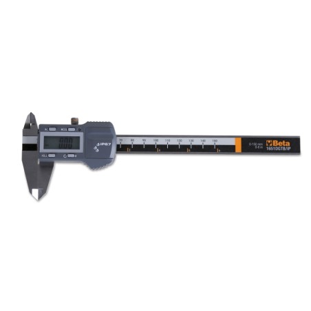 BETA 1651DGTB/IP Calibro digitale a corsoio lettura centesimale grado di protezione IP67