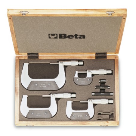 BETA 1658/C4 Assortimento di 4 micrometri 1658