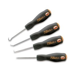 BETA 1687/S4 Serie di 4 punte di precisione con impugnatura (art. 1687A, 1687AC, 1687U, 1687D)