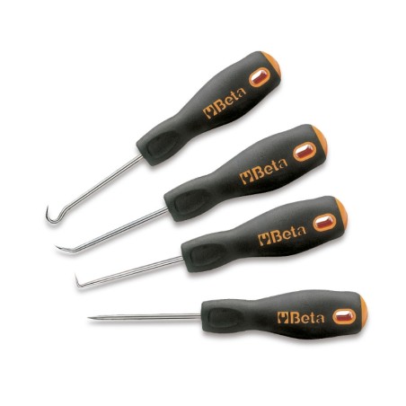 BETA 1687/S4 Serie di 4 punte di precisione con impugnatura (art. 1687A, 1687AC, 1687U, 1687D)