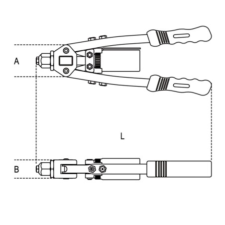 BETA 1740B Rivettatrice di potenza compatta