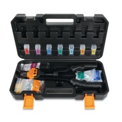 BETA 1742AN/C Rivettatrice in valigetta con 80 inserti filettati.