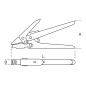 BETA 1743HS Pinza per fascette in Nylon H-SAFE