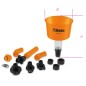 BETA 1758RD Imbuto con attacchi rapidi per liquido refrigerante