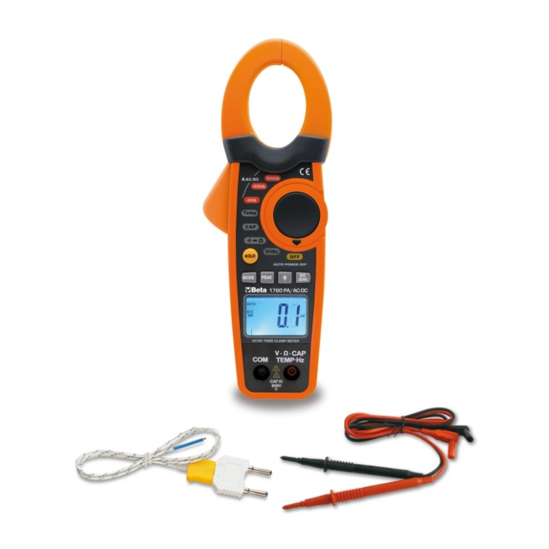 BETA 1760PA/AC-DC Pinza amperometrica e multimetro digitale