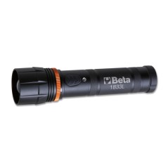 BETA 1833 L Torcia LED ad alta luminosità in robusto alluminio anodizzato, fino a 1100 Lumen