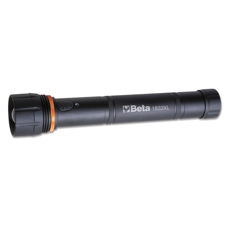 BETA 1833 XL Torcia LED ad alta luminosità in robusto alluminio anodizzato, fino a 1500 Lumen