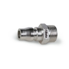 BETA 1916JM Innesti rapidi profilo asiatico filettati maschio, GAS conici BSPT