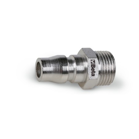 BETA 1916JM Innesti rapidi profilo asiatico filettati maschio, GAS conici BSPT