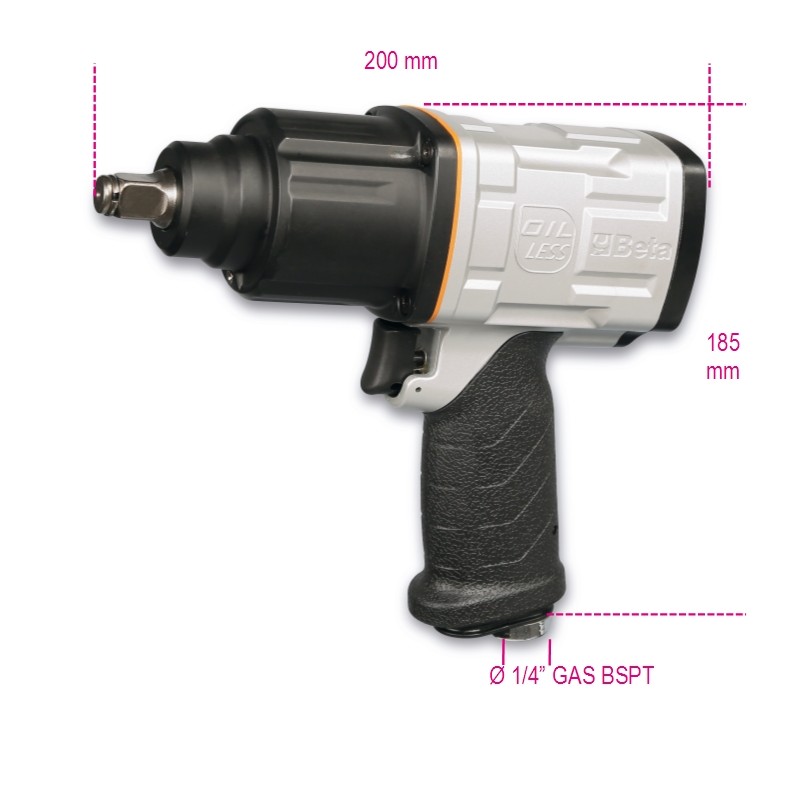 BETA 1927OLS Avvitatore reversibile OIL-LESS con corpo in lega di alluminio