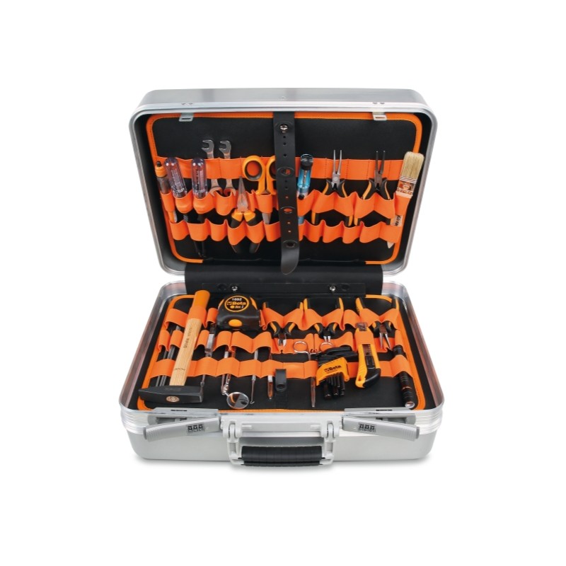 BETA 2033LEL/B Valigie in alluminio con assortimenti di utensili per elettronica ed elettrotecnica