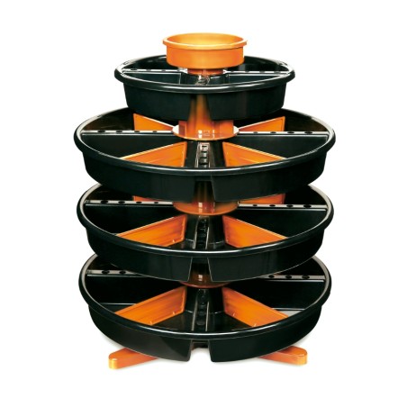 BETA 2080/VG Portaminuteria in ABS con vassoi girevoli