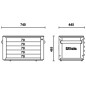 BETA RSC23T Cassettiera portautensili con 5 cassetti