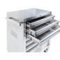 BETA C04TSS/7 Cassettiera mobile con sette cassetti in acciaio inossidabile con ruote antitraccia