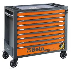 BETA RSC24AXL/9 Cassettiera porta attrezzi 9 cassetti, con sistema antiribaltamento, modello lungo VUOTA