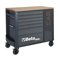 BETA RSC24L-CAB Cassettiera porta attrezzi con 7 cassetti e armadietto portaoggetti VUOTA