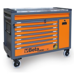 BETA RSC24AXXL Cassettiera mobile 8 cassetti con sistema antiribaltamento, modello lungo VUOTA