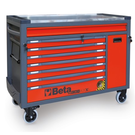 BETA RSC24AXXL Cassettiera mobile 8 cassetti con sistema antiribaltamento, modello lungo VUOTA