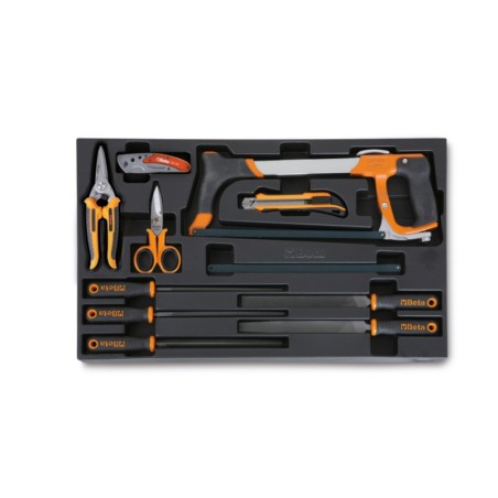 BETA T284 Termoformato rigido in ABS con lime e utensili da taglio