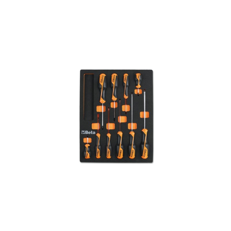 BETA M209 Vassoio morbido in EVA giraviti Beta Grip per viti lama piatta e Phillips®