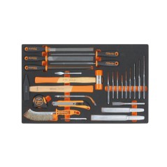 BETA M230 Vassoio morbido in EVA utensili a percussione, lime, taglio e misurare