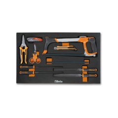 BETA M284 Vassoio morbido in EVA lime e utensili da taglio