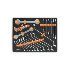 BETA MM30 Vassoi morbido in EVA con chiavi a forchetta, chiavi doppie curve e chiavi maschio esagonali piegate