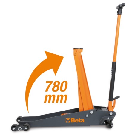 BETA 3030H/2T Sollevatore idraulico grande alzata a 6 ruote da 2 tonnellate