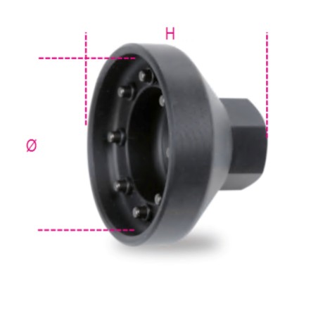 BETA 3074O/2 Chiave per forcelle Ohlins per DUCATI con impronta ottagonale