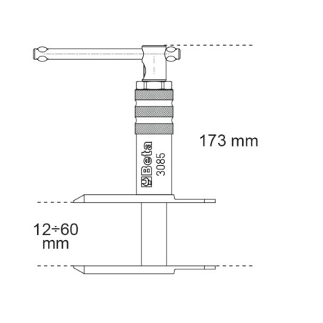 BETA 3085 Utensile per separazione pistoncini freno