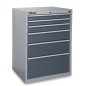 BETA C35/6GM Cassettiera fissa industriale con 6 cassetti VUOTA
