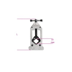 BETA 3923 Attrezzo guidalama per taglio reggisella di tipo aerodinamico fino a 80 mm e taglio canotti da 1" a 1.1/2"