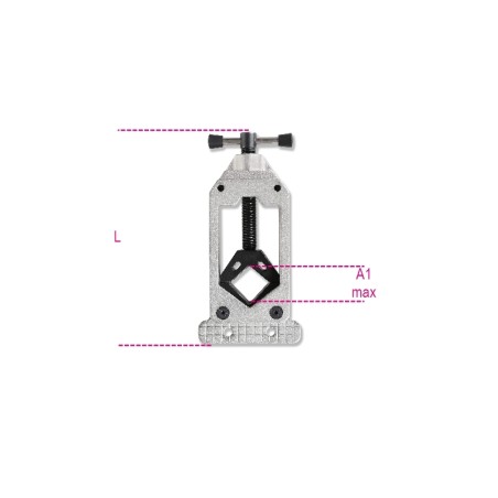 BETA 3923 Attrezzo guidalama per taglio reggisella di tipo aerodinamico fino a 80 mm e taglio canotti da 1" a 1.1/2"