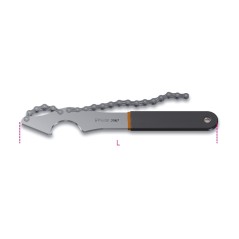 BETA 3967
 Chiave frusta smonta-pignoni