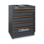 BETA C45PRO 2.0 M5 Modulo fisso con 5 cassetti per arredo officina C45PRO 2.0