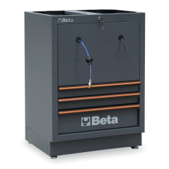 BETA C45PRO 2.0 ACT Modulo fisso con 3 cassetti e 2 arrotolatori per arredo officina C45PRO 2.0